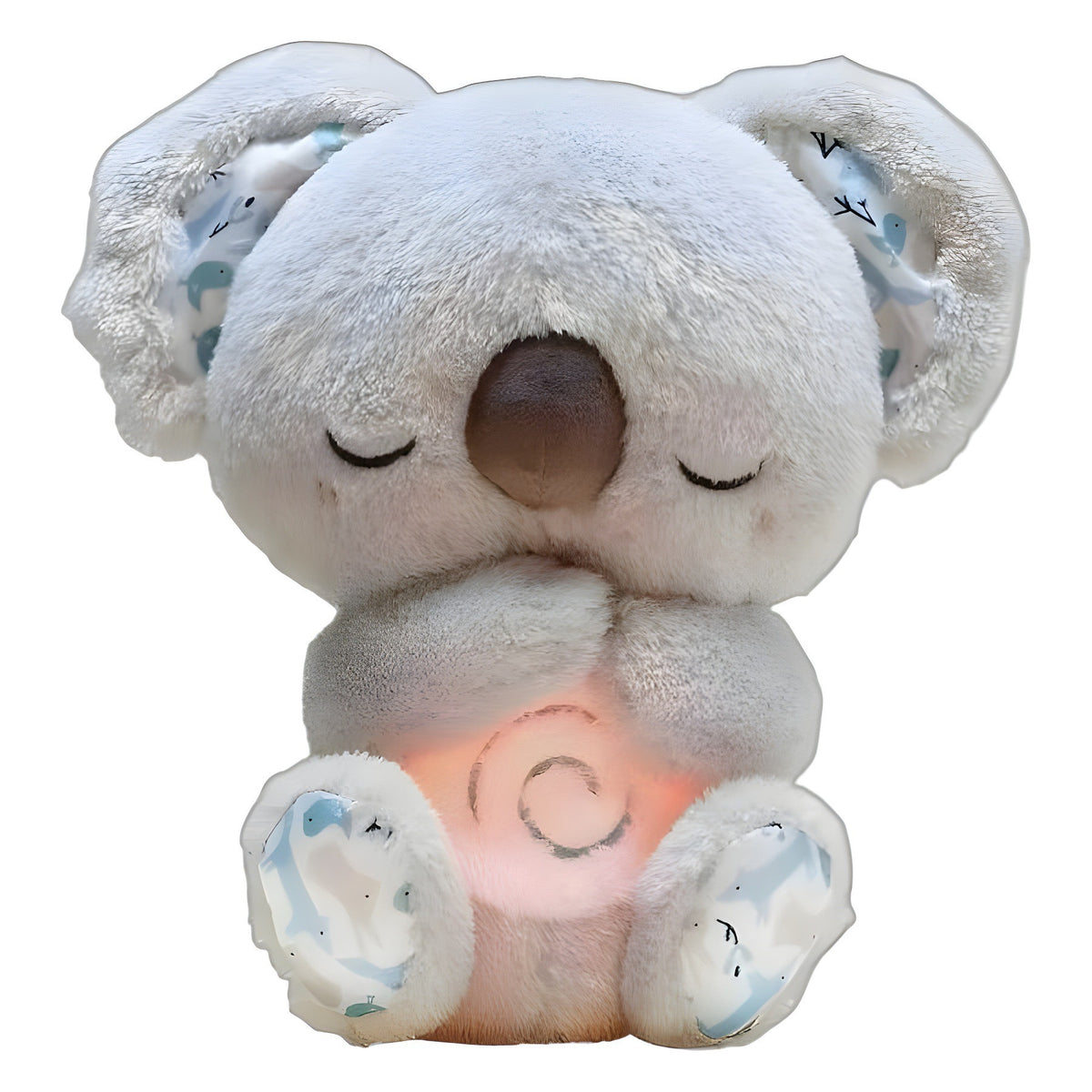 Baby Soothing Otter Plush Toy – Sound Machine with Breathing Motion & Soft Lights