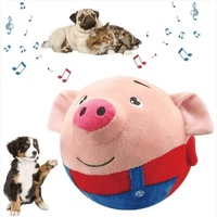 Motion-Activated Squeaky Plush Dog Toy | Bounces...

