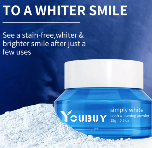 Teeth Whitening Powder – Enamel-Safe Stain Removal for a Brighter Smile
