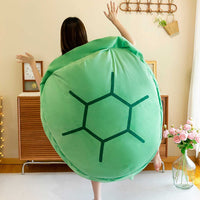 Wearable Turtle Shell Cushion – Fun Novelty Pillow for Kids & Adults
