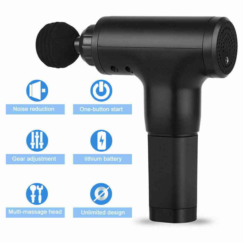Percussion Massage Gun with 4 Heads