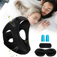 Anti-Snoring Chin Strap with Eye Mask

