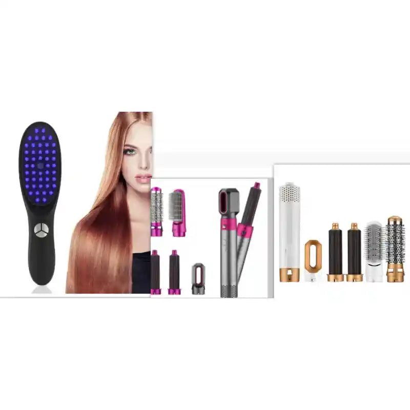 Electric Scalp Massager Comb – Red Light Therapy
