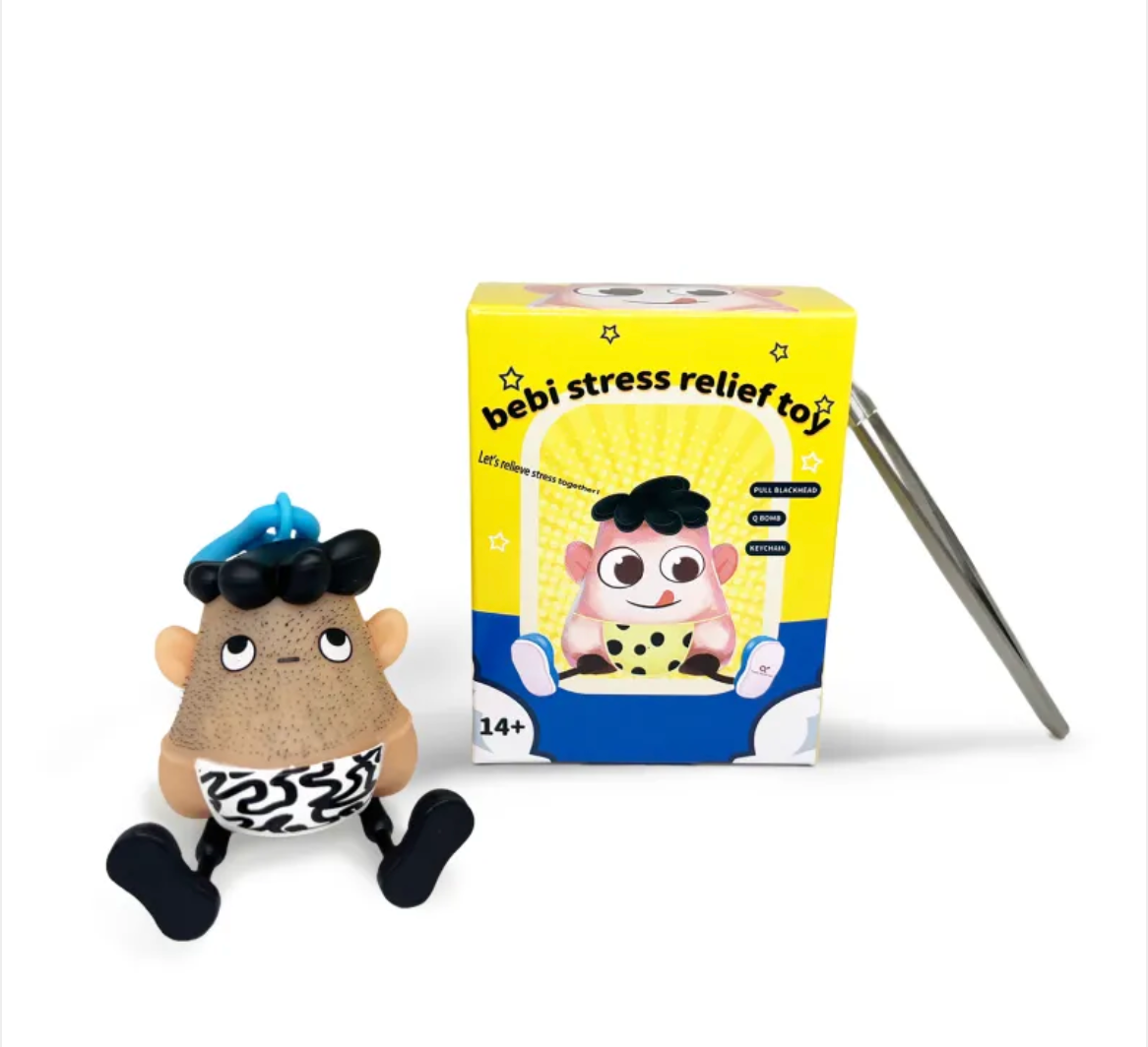 Funny Stress Relief Squeeze Toy | Venting Beard Character — 9 Styles