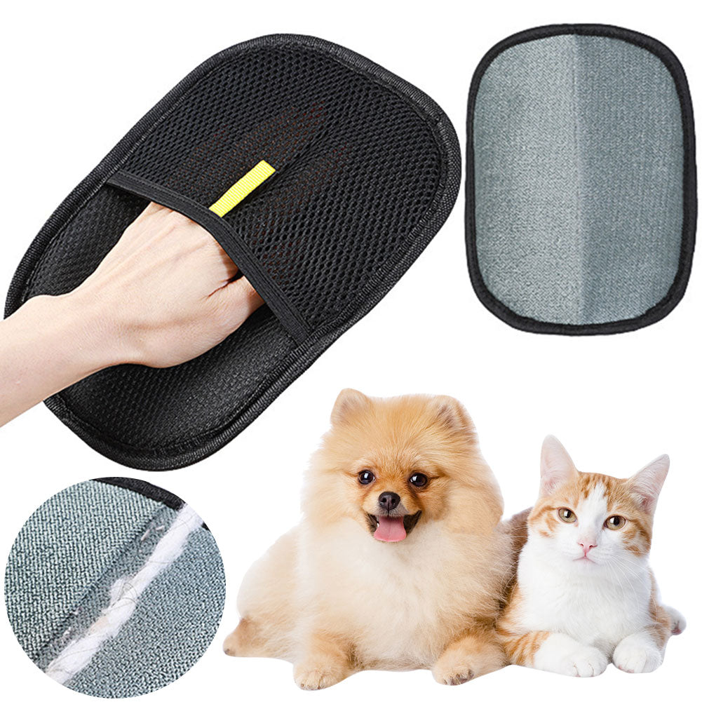 Pet Grooming Glove | Deshedding & Massage Mitt for Dogs & Cats
