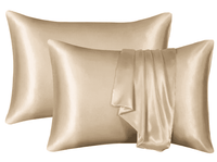 Silk-like Solid Colour Pillowcase

