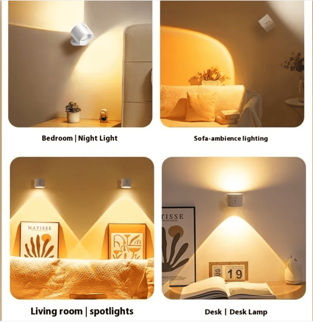Wireless Magnetic Bedside Reading Lamp

