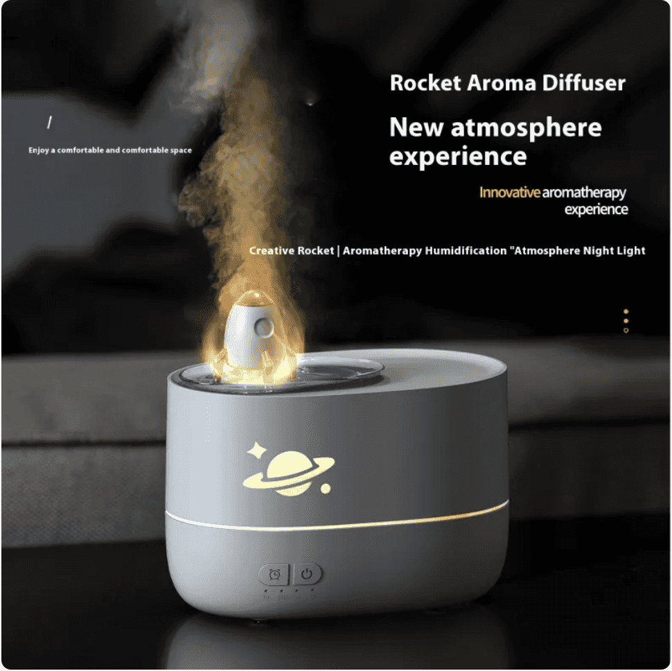 Flame Aromatherapy Humidifier

