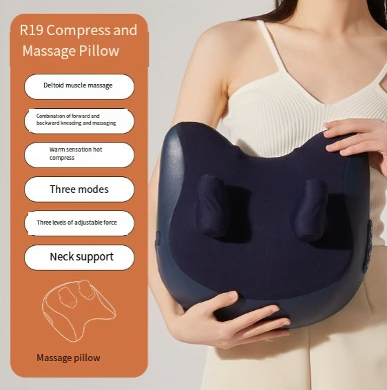 Shiatsu Neck & Shoulder Massager – Heat Therapy & 3 Speeds