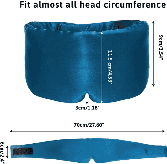 Silk-Feel Cooling Sleep Eye Mask

