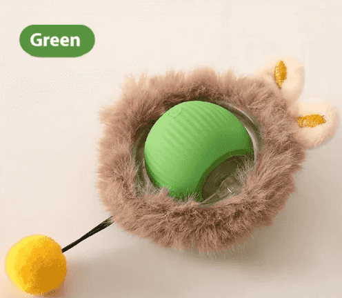 Self-Playing Rolling Cat Ball Toy for Indoor Cats