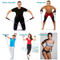 Resistance Bands Set for Crossfit & Yoga

