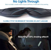 Wireless Call Stereo Music Blackout Sleep Eye Mask

