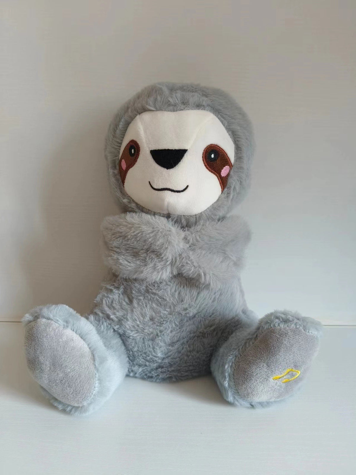 Baby Soothing Otter Plush Toy – Sound Machine with Breathing Motion & Soft Lights