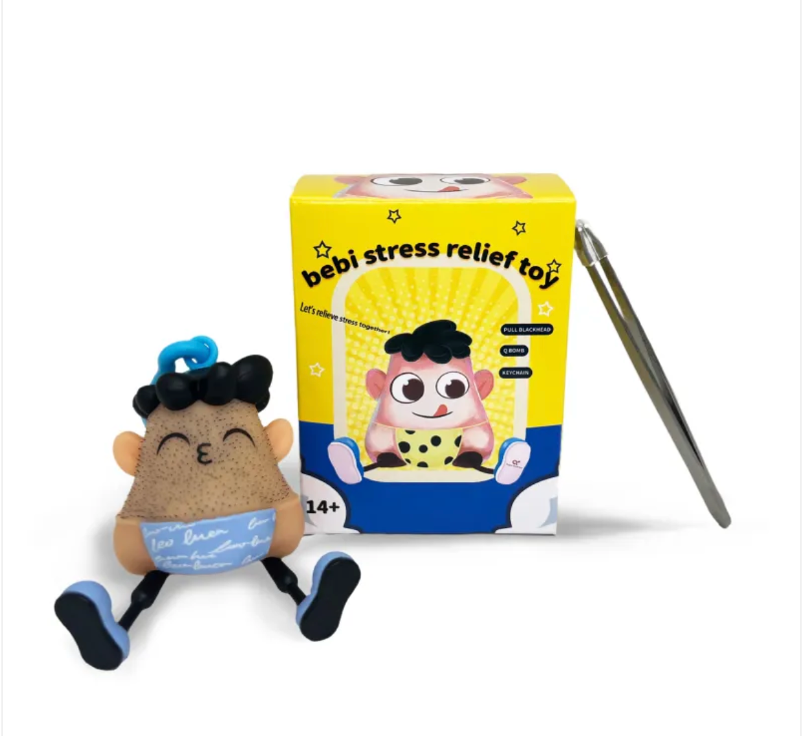 Funny Stress Relief Squeeze Toy | Venting Beard Character — 9 Styles