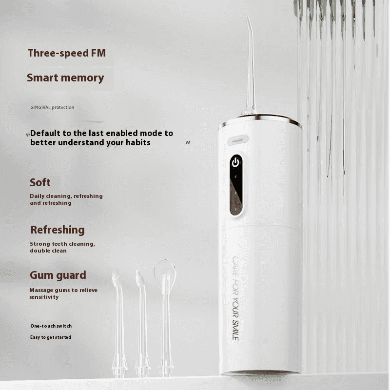 Portable Water Flosser — USB Rechargeable Oral I...

