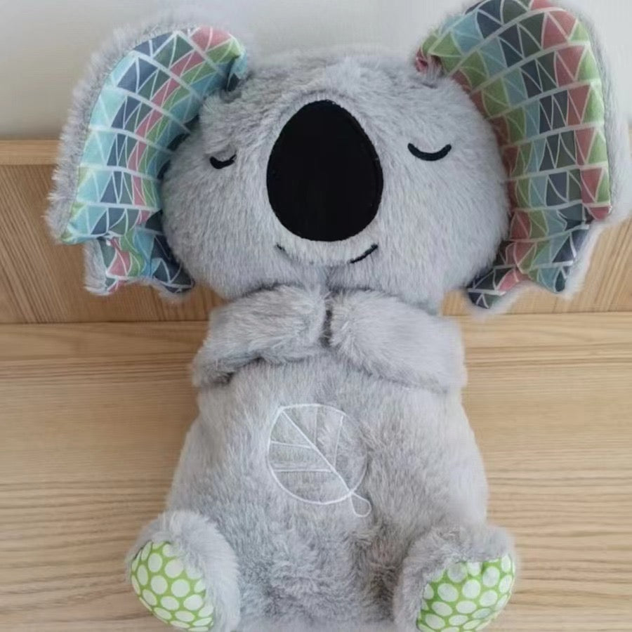 Baby Soothing Otter Plush Toy – Sound Machine with Breathing Motion & Soft Lights