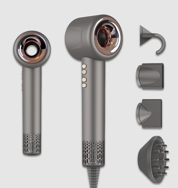 Professional Ionic Hair Dryer – Fast Drying, Frizz Control & Noise Reduction
