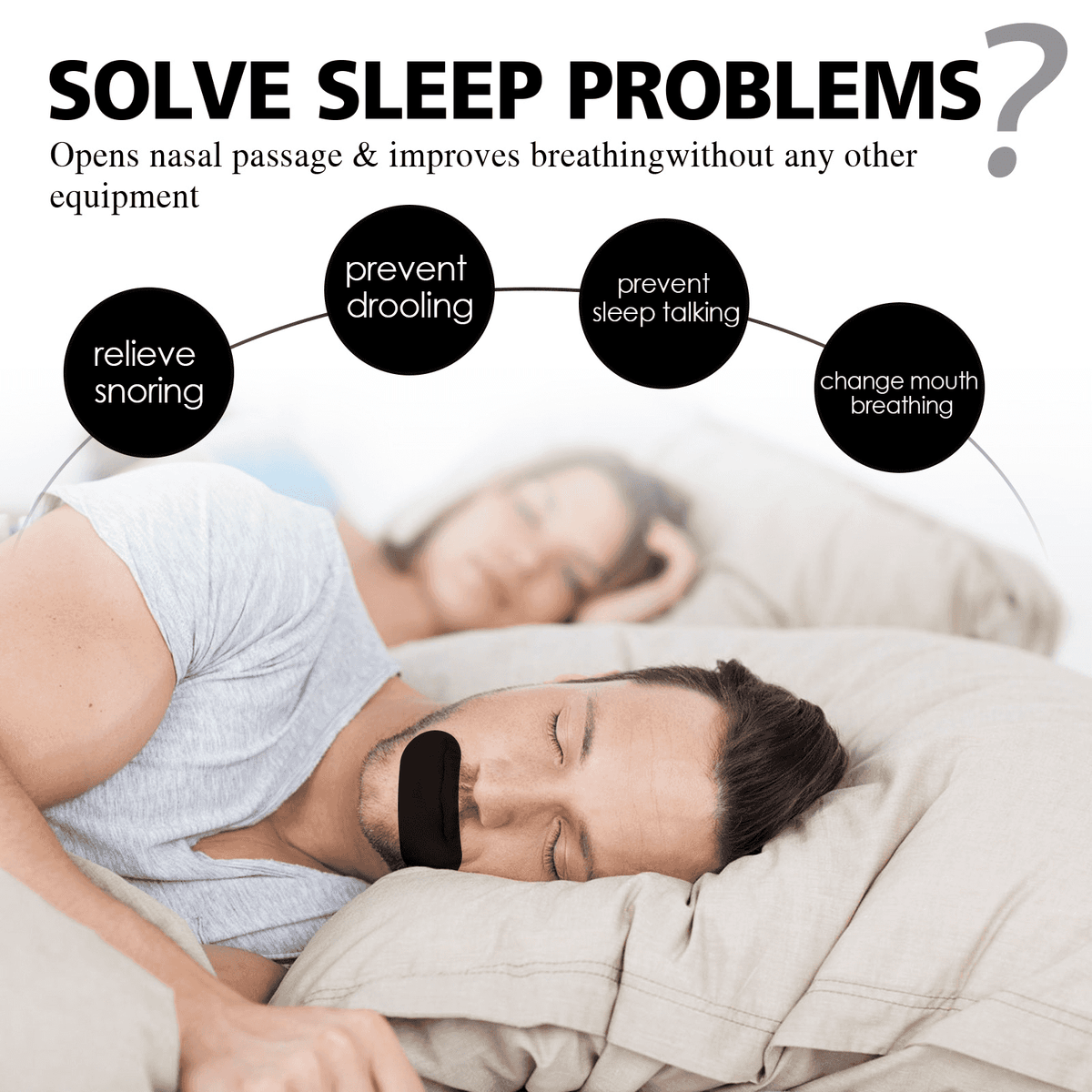 Anti-Snoring Nasal Breathing Patches

