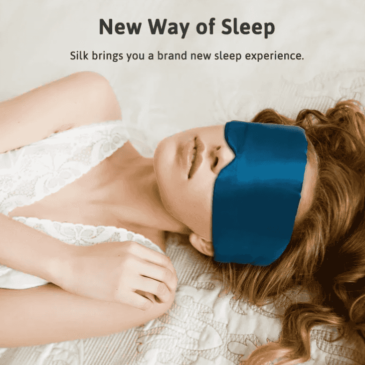 Silk-Feel Cooling Sleep Eye Mask

