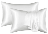 Silk-like Solid Colour Pillowcase

