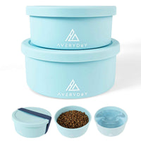 50oz Travel Dog Bowls with Lids | 2-in-1 Leakpro
