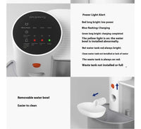 Cordless Pet Water Fountain with Smart Alerts


