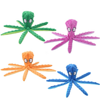 Interactive Squeaky Plush Octopus Pet Toy – Bite-Resistant Fun