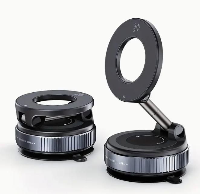 Magnetic Car Phone Holder – Dashboard Mount, Adjustable Angle