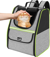 Cat & Small Dog Backpack Carrier | Breathable Me...

