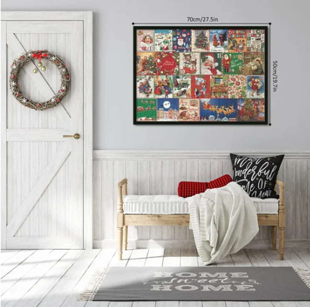Christmas Advent Calendar Jigsaw Puzzle – Daily Countdown to Christmas