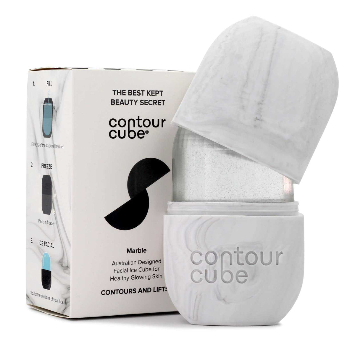 Contour Cube Ice Roller - BPA-Free Silicone Face...

