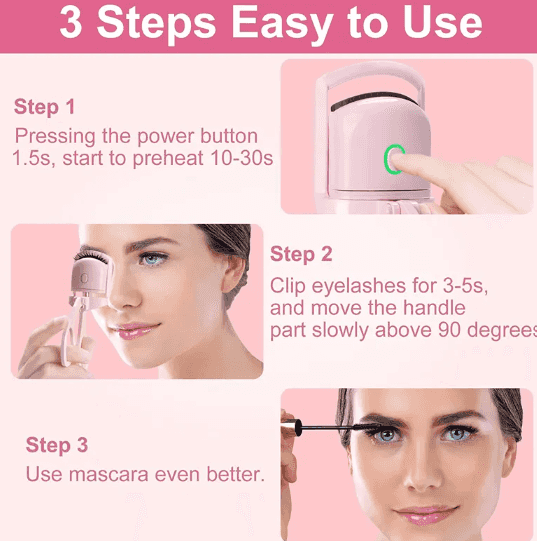 Electric Heated Eyelash Curler