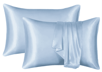 Silk-like Solid Colour Pillowcase

