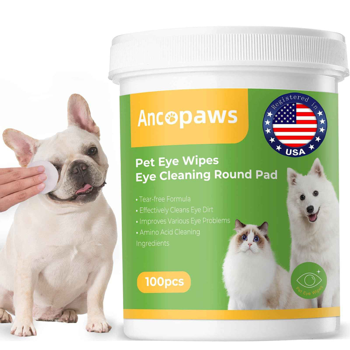 Pet Eye Wipes & Tear Stain Remover | Aloe & Tea ...

