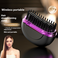 Mini Steam Hair Straightener – USB Rechargeable & Travel-Ready