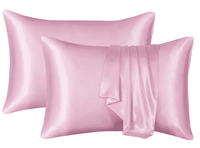 Silk-like Solid Colour Pillowcase

