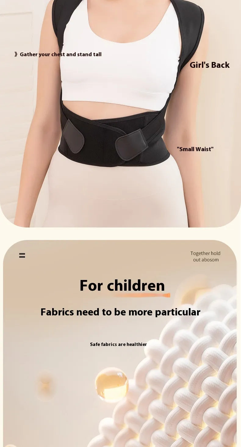 Adjustable Posture Corrector Band – Shoulder & Upper Back Support