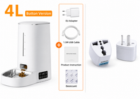 4L Automatic Pet Feeder with WiFi & App Control | Scheduled & Smart Feeding