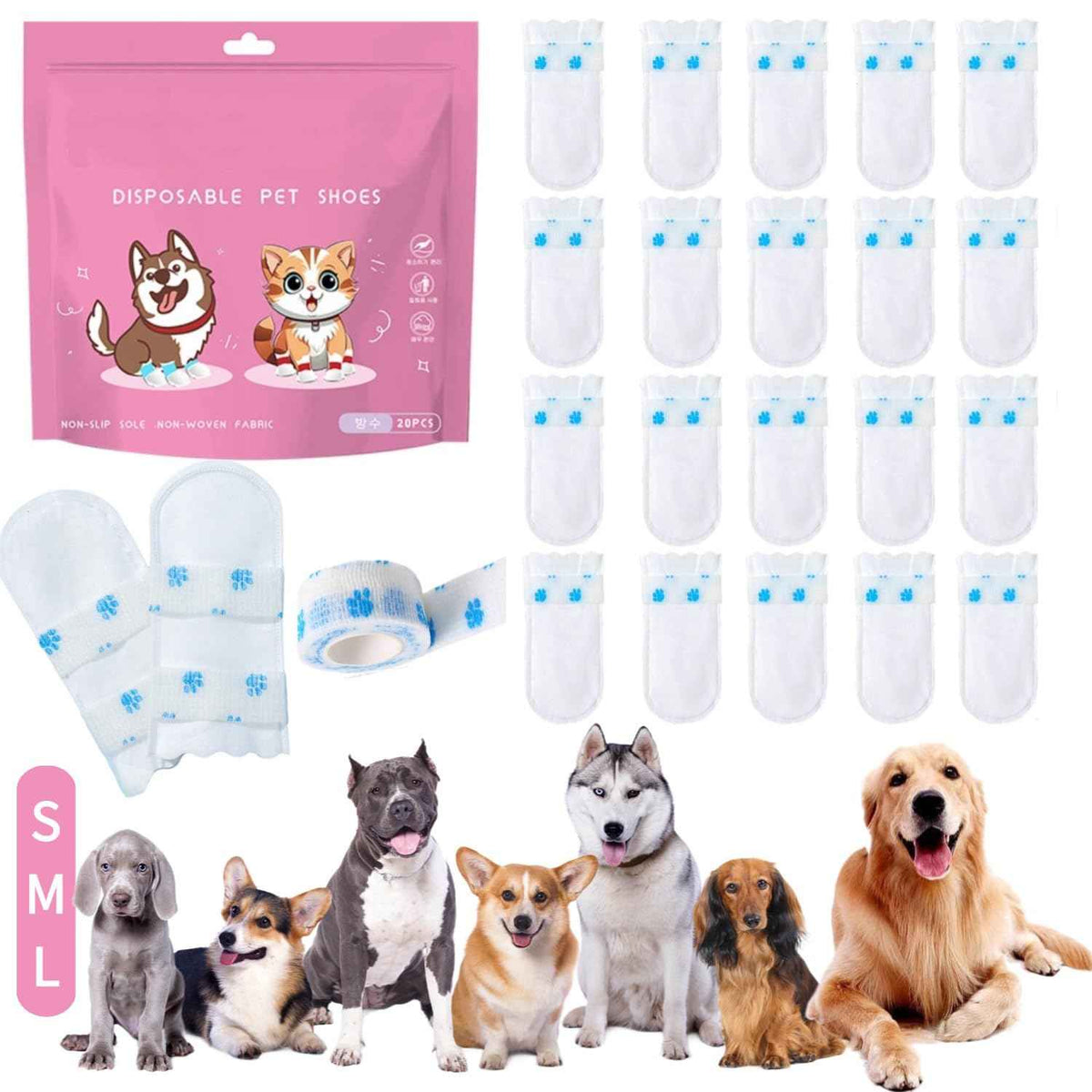 Disposable Dog Boots & Paw Protectors | Waterpro...


