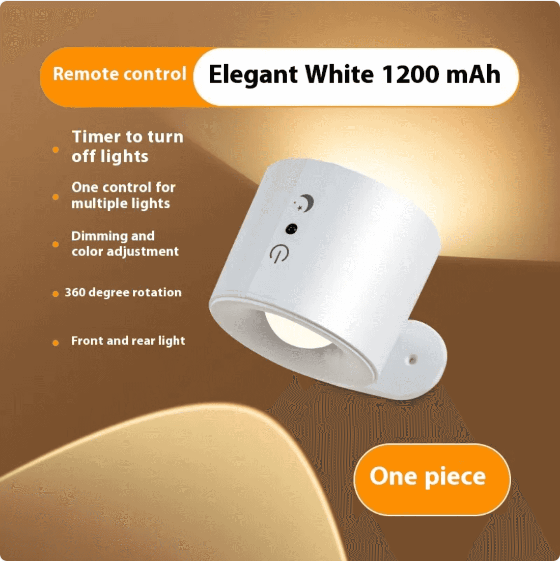 Wireless Magnetic Bedside Reading Lamp

