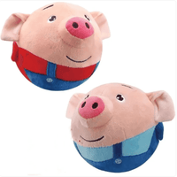 Motion-Activated Squeaky Plush Dog Toy | Bounces...


