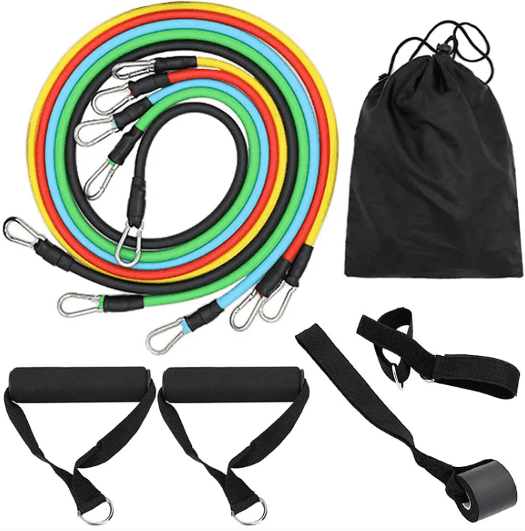 11-Piece TPE Resistance Training Band Set — Vers...

