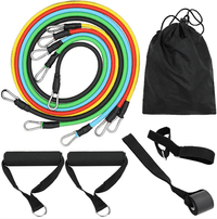 11-Piece TPE Resistance Training Band Set — Vers...

