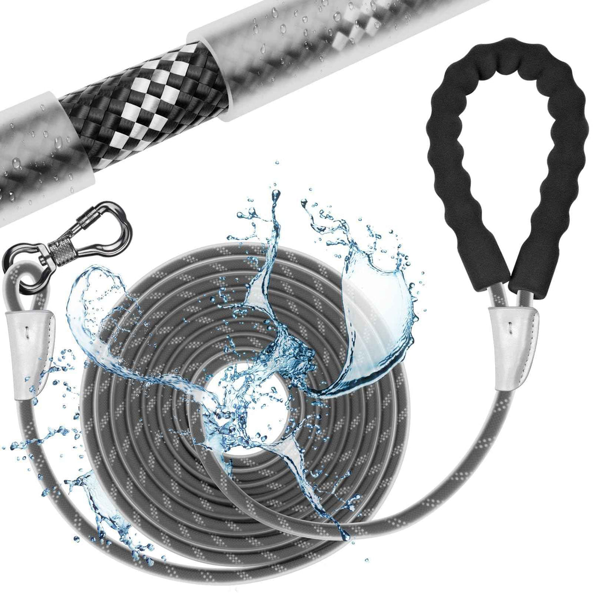 Heavy Duty Waterproof Dog Training Leash | 20ft,...

