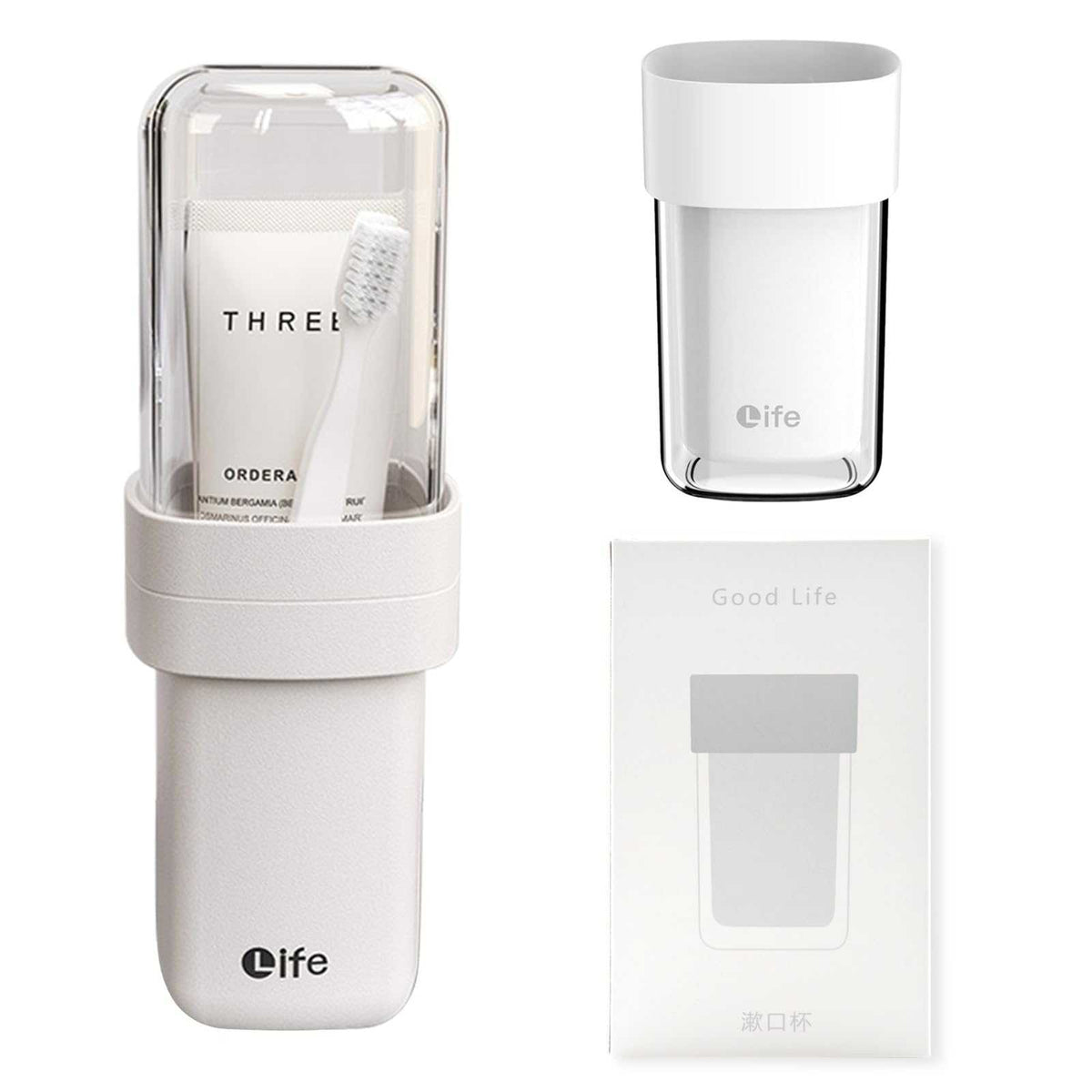 Portable Travel Toothbrush & Toothpaste Case

