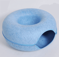 Four Seasons Wool Felt Cat Tunnel & Bed

