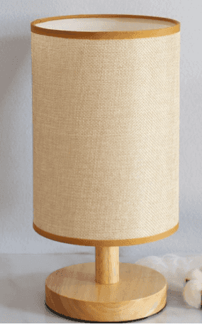 Wooden Dimmable Bedside Lamp

