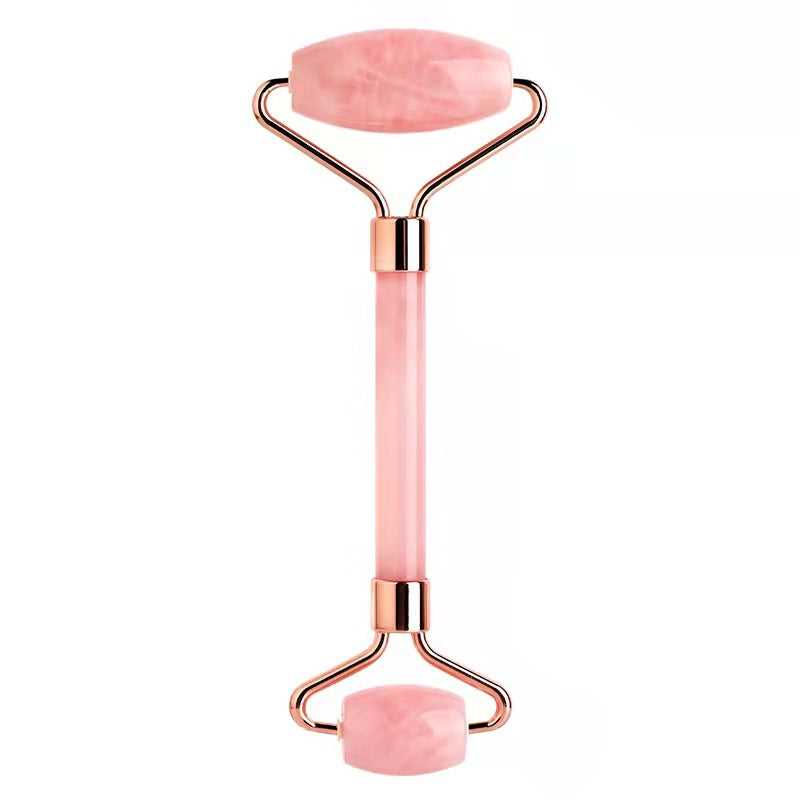 Rose Quartz Facial Roller – Natural Cooling Ston...

