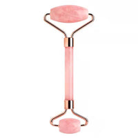 Rose Quartz Facial Roller – Natural Cooling Ston...

